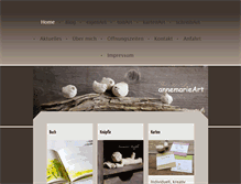 Tablet Screenshot of annemarie-hutter.com